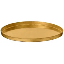 ib laursen Kerzentablett mit Kante Gloria aus Messing, in gold Ø Gr.: XL