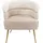 Kare DESIGN Sessel Sandwich Stoff Beige Creme