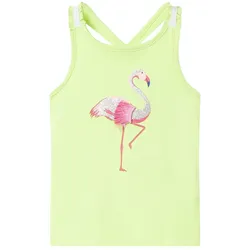 Kinder-Tanktop Neongelb 140
