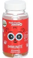 Nat & Form Junior + Immunité Oursons Gummies 30 pc(s)