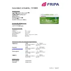 FRIPA Toilettenpapier 2-lag. 8RL weiß 1510805 Basic