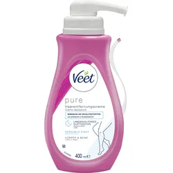 Veet pure Haarentfernungscreme Sensitive Pumpspender