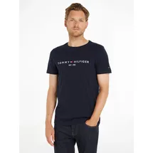 Tommy Hilfiger Logo Kurzarm-T-Shirt Sky Captain XL