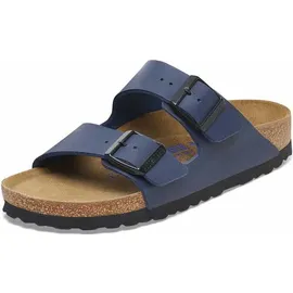 Birkenstock Arizona Naturleder schmal blau 36