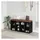 vidaXL Schuhbank 103 x 30 x 48 cm schwarz / schwarz