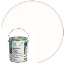 OSMO Landhausfarbe -2101 Weiß-5 Liter