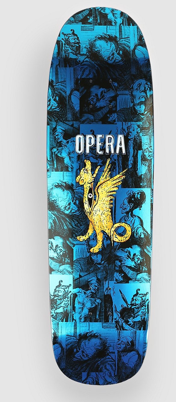 Opera Skateboards Dragon 9.125" Skateboard Deck blue Gr. Uni