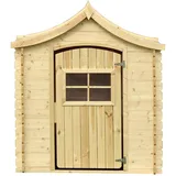 TIMBELA Spielhaus M550 Natur