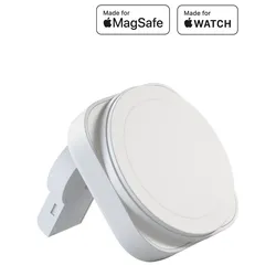 Zens 2-in-1 MagSafe + Watch Travel Charger white