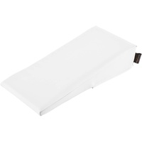 Lagerungskeil für die Hand und Arm 40x20x10/2 cm - Orthopädisches Keilkissen mit hochwertigem Kunstlederbezug I Weiß
