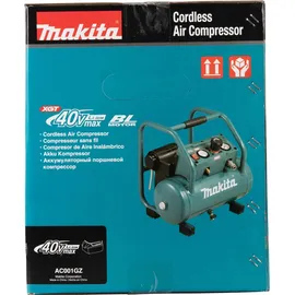 Makita AC001GZ Akku-Kompressor 40V, 9,3 bar, 7,6 l