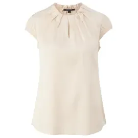 Comma, Comma Satinbluse mit Raffung