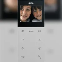 Gira Wohnungsstation Video AP Plus 1239015 System 55 grau matt