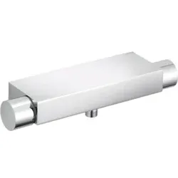 Keuco Brause-Thermostat Edition 11 AP, nickel gebürstet