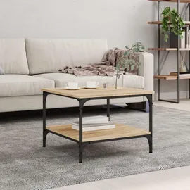 furnicato Couchtisch Sonoma-Eiche Braun 55 x 40 x 55 cm