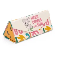 Brillenetui Koala faltbares PU Hard Case 16x6,5x6,5cm bunt - Etui Brille, Brillenbox Stabiles Hardcase, Praktische Brillentasche für Kinder und Erwachsene