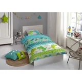 Muller Textiles Dinosaur grün (135x200+80x80cm)