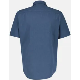 Lerros Lässiges Baumwoll-Leinenhemd, unifarben - Classic Navy - S