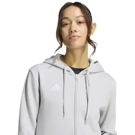 adidas Entrada 26 Kapuzenjacke Damen - team light grey/white - M