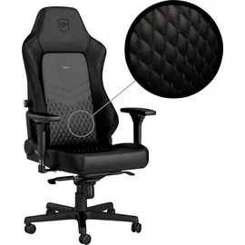 noblechairs Hero Echtleder Schwarz