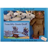 The Puppet Company Drei Billy Ziegen Gruff und Troll Fingerpuppe Traditionelles Geschichten-Set