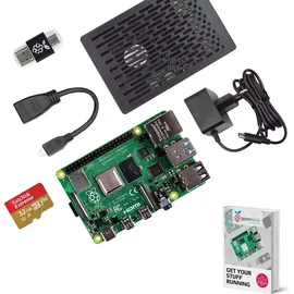 BerryBase Raspberry Pi 4B, 4GB Basic Kit