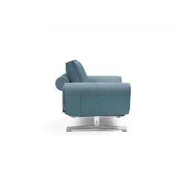 Innovation Living Schlafsofa Webstoff 3-Sitzer Blau