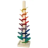 Bartl Klangbaum 38cm mini aus Holz Murmelbahn Kugelbahn Murmelspiel Klangpagode
