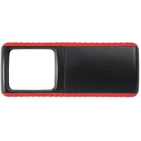 Wedo Outdoor-Rechtecklupe mit LED-Beleuchtung, rot