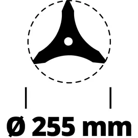 Einhell Ersatzmesser Dickichtmesser 255