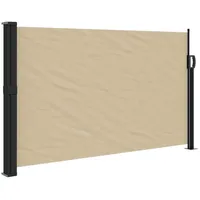 vidaXL Seitenmarkise Ausziehbar Beige 120x300 cm