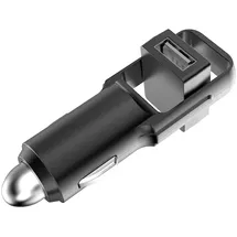 Realpower KFZ-Ladegerät Slim 2400mA 2xUSB Schwarz