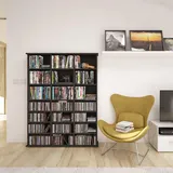 Vicco CD-Regal Jukebox, Schwarz, 105.4 x 136 cm)
