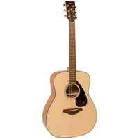 Yamaha FG800M matt natur - Akustische Westerngitarre mit authentischem Klang für Anfänger - 4-4 Gitarre aus Holz