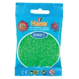 HAMA BEADS Hama Perlen Mini-Perlen 2000 Stück grün