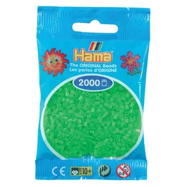 HAMA BEADS Hama Perlen Mini-Perlen 2000 Stück grün