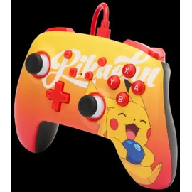 PowerA 1522784-01 Gaming-Controller Orange, Rot USB Gamepad, Analog Nintendo Switch - Oran Berry Pikachu, (Nintendo), Gaming Controller für Neu OVP