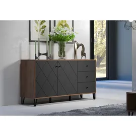 VCM ebuy24 Sideboard, Graphit, Holzwerkstoff, 183x76x40 cm, | Sideboards, Sideboards