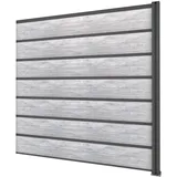 Gutta Sichtschutzelement 194 x 186 cm grau WPC