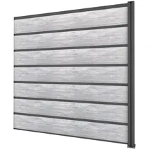 Gutta Sichtschutzelement 194 x 186 cm grau WPC
