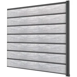 Gutta Sichtschutzelement 194 x 186 cm grau WPC