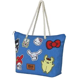 Karactermania Hello Kitty Stickers Strandtasche Blue