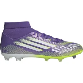 adidas F50 League Mid FG/MG Purple Rush / Cloud White / Lucid Lemon 45 1/3