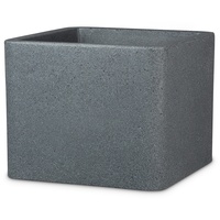 Pp-PLASTIC Pflanzgefäß »Cube«, Kunststoff, quadratisch, dickwandig (Ø 30 cm,