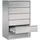 C+P Acurado Karteischrank 40 x 30 x 100 weiß
