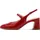 TAMARIS Damen Sling Pump mit Blockabsatz, rot, 38 EU