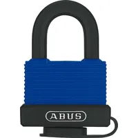 ABUS Messing-Vorhängeschloss Aqua Safe 70IB/45 gl.-6402 - gleichschließend und wetterfest - Edelstahlbügel für extra Korrosionsschutz - Kunststoffummantelung - ABUS-Sicherheitslevel 5