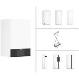 Viessmann Paket Vitodens 300-W B3HH Gas-Brennwertheizgerät 1,9-25kW 7", Vitocell 100-V CVAB-A Speicher-Wasserer. 200l, Zubehör Z029642