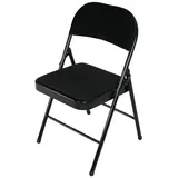 Hti-Living Klappstuhl Velvet Gestell Schwarz