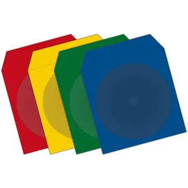 MediaRange BOX67 CD-Papiertaschen 100er Colorpack